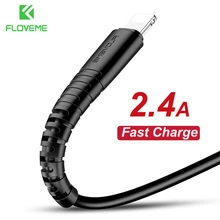 FLOVEME USB кабель Здравствуйте-предел 0,3 м/1 м для iPhone Micro Тип usb C синхронизации данных Зарядное устройство кабель для iPhone X Xs 7 плюс зарядный кабель зарядное устройство type c зарядка для телефона айфона