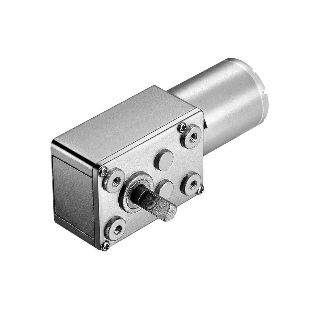 Uxcell Новые DC 12 В 2 об./мин. червь мотор 14x6 мм вал 15kg. см Номинальный крутящий момент высокий крутящий момент турбины для электрических