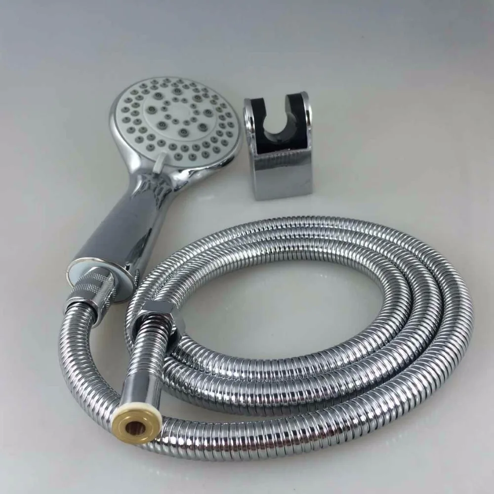 shower head with holder and flexible pipe high quality plastic bathroom