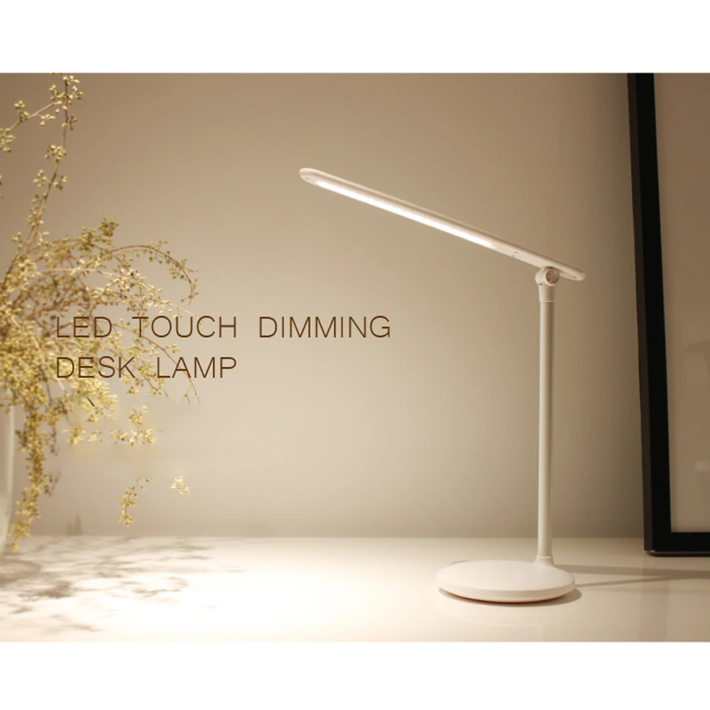 

DC5V 4W 36LED Desk Lamp USB table light Touch Control Dimmable LED Lamp Table Natural/Warm White for Study Room Students Office