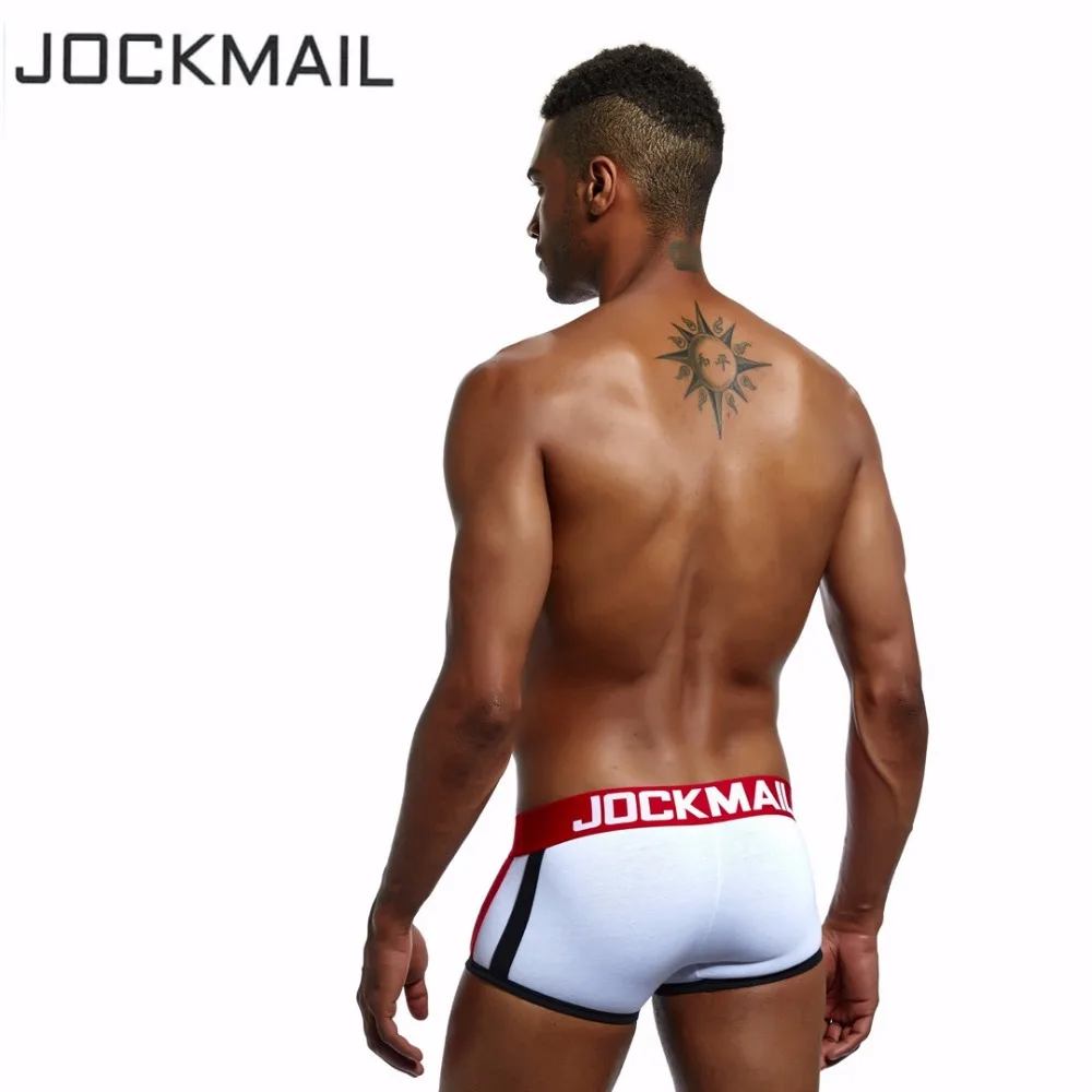 JOCKMAIL, 5 шт./лот усиление выпуклости, мужское нижнее белье, боксеры, шорты, сексуальные, пуш-ап, чашечки, мягкое, Гей Нижнее белье, мужские трусы, трусы