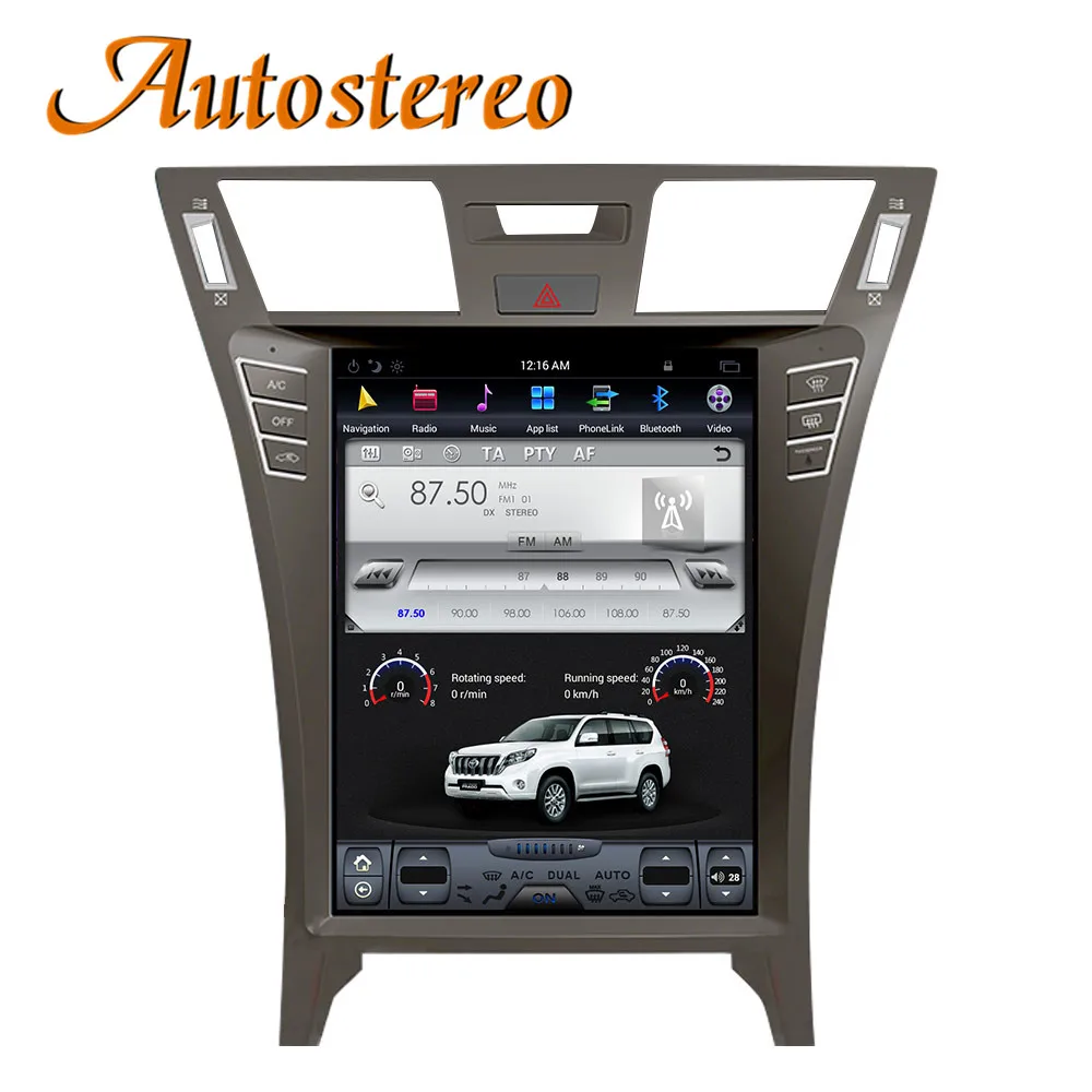 Sale Android 8.1 Tesla style 4GRAM Car GPS Navigation car No DVD Player For Lexus LS460 radio tape recorder auto head unit multimedia 3