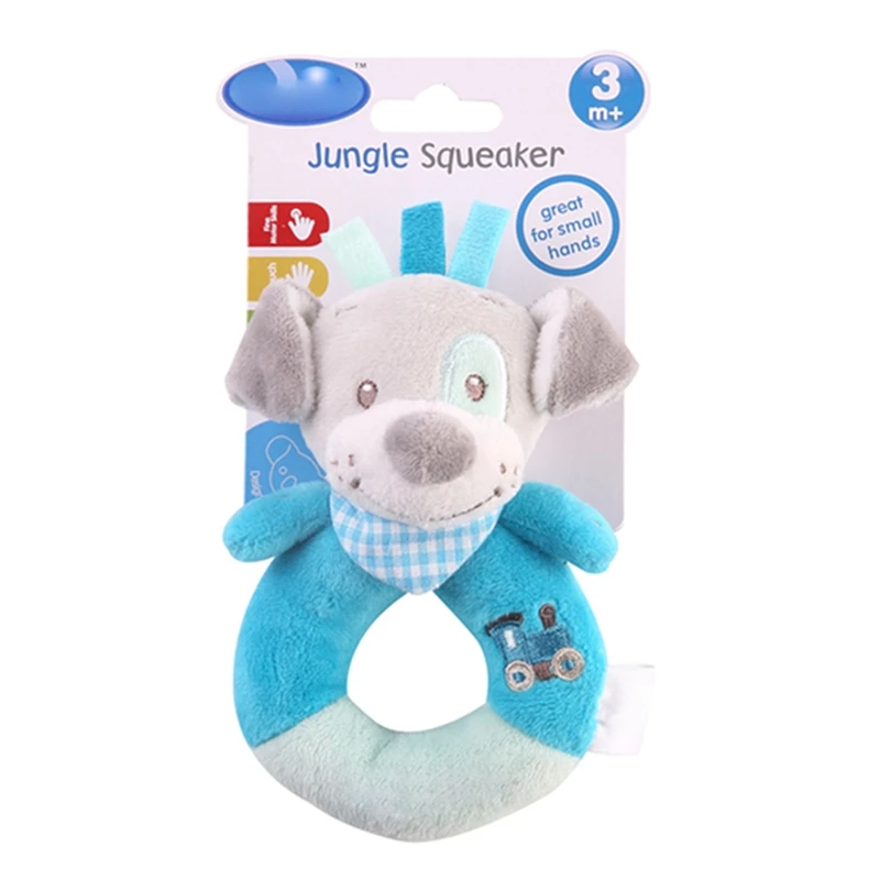 

Animal Soft Plush Kids Baby Boy Girl Rattles Baby Hand Bells Educational Doll Cute Cartoon Animal Plush Infant Toys Gift