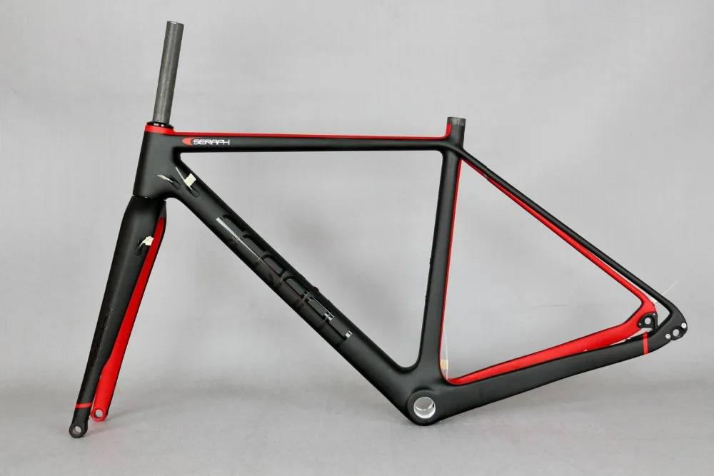 SERAPH Carbon Bike Frame, Gravel Di2, Carbon Cyclocross Frame, Disc GR029, 700C, Thru Axle, 142mm, GRAVEL frame