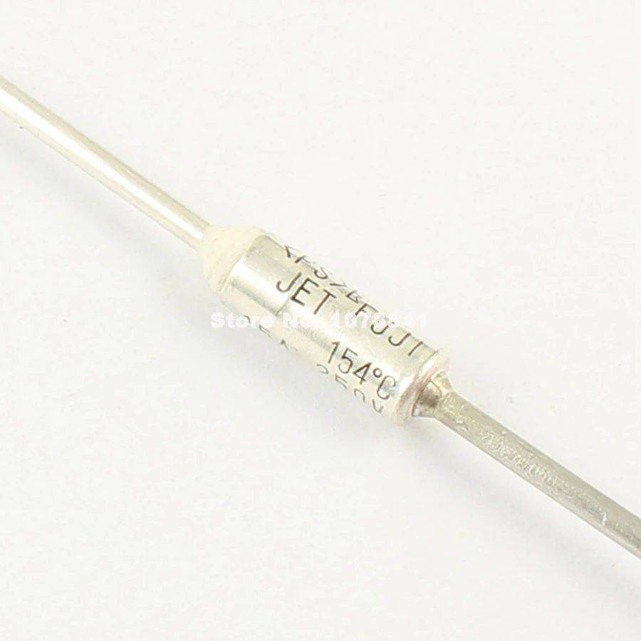 10 Pcs Per Lot Microtemp Thermal Fuse 154 Degree TF Cutoff 15A 250V
