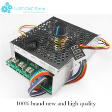 DC Motor Speed Controller 10-55V 100A Reversible PWM Control Forward Reverse Digital display 10 30v 100a dc motor speed control pwm hho rc controller 12v 24v 3000w max