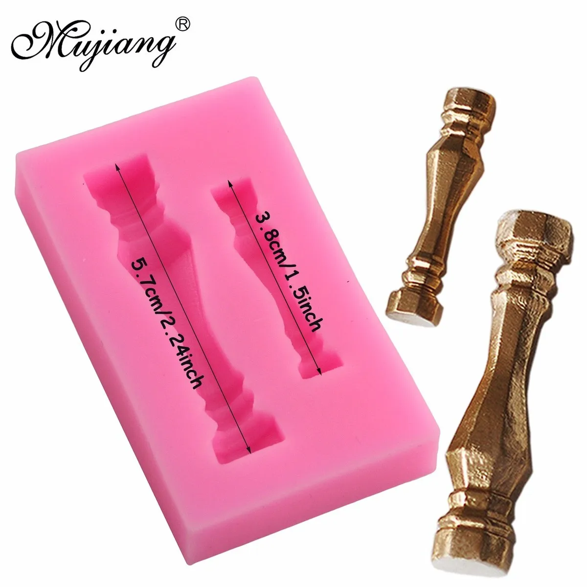 

Mujiang Small Size European Column Cake Border Silicone Mold Fondant Cake Decorating Tools Candy Chocolate Gumpaste Molds XL457