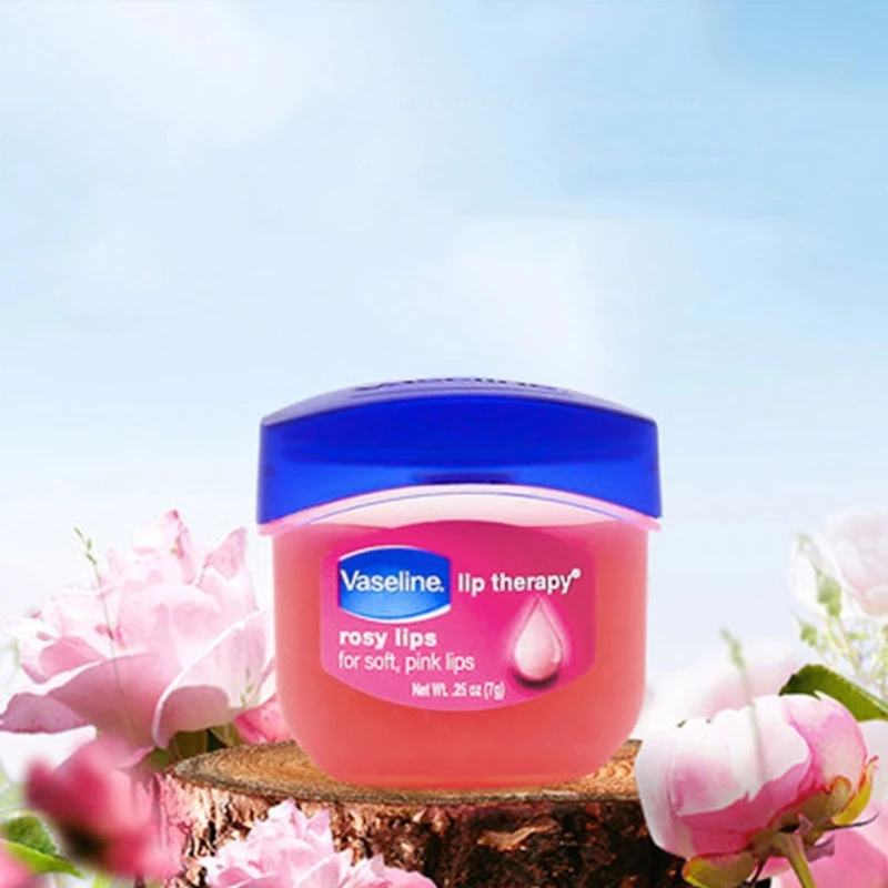 spesifikasi 1 Pcs Baru Rose Rasa Vaseline Tangan Lip Cream Pelembab Kulit Perawatan Terus Menghidrasi 7G Gratis Pengiriman