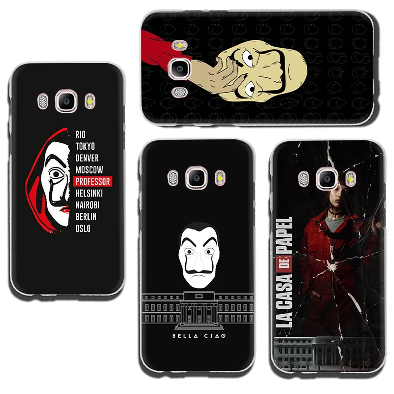 La Casa de Papel жесткий чехол для телефона Samsung GaLaxy J6 J7 J1 J2 J3 J5 2015 2016 2017 Prime|Бамперы| |