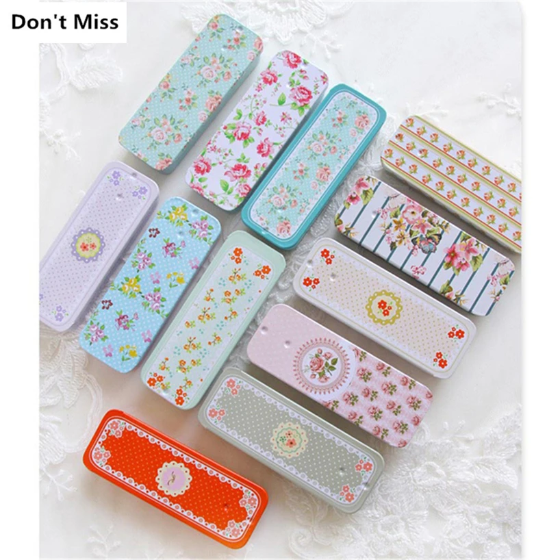 

Europe Style Vintage Suitcase Shape Candy Storage Box Wedding Favor Tin Box Sundries Organizer Container Small Decoration 48pcs