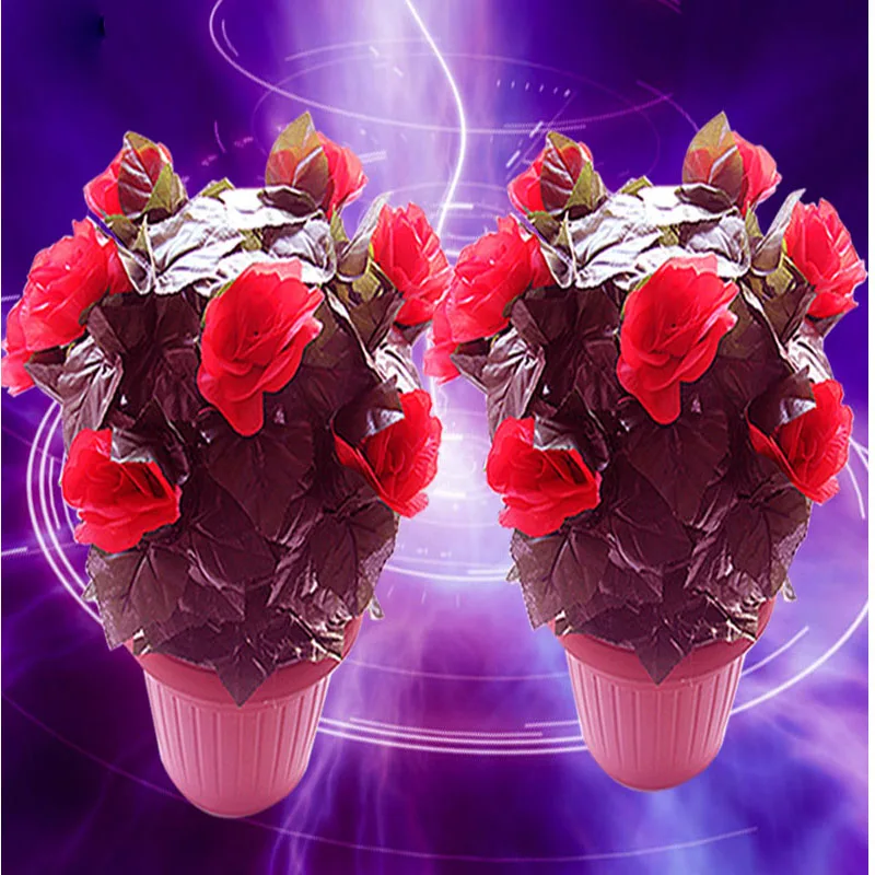 

romantic theme room escape prop amazing flower props keep on touching the sensor flower blooming out open lock escape room
