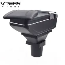 Vtear Para Honda BRV produtos interior Braço De Armazenamento caixa Armazenar conteúdo caixa apoio de braço central acessórios peças do carro-styling 15 -18