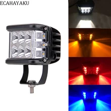 ECAHAYAKU 4 дюйма 60 Вт светодиодный рабочий светильник 12 в 24 В дальнего света точечный прожектор внедорожный светодиодный головной светильник s внедорожник Грузовик 4WD ATV пикап автомобильный светильник ing