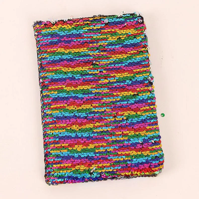 78 Sheets Creative Mermaid Flips Discoloration Notebook Fashion Colorful Business Upscale Gift Sequins Notepad Office Notebook 78 Sheets Creative Mermaid Flips Discoloration Notebook Fashion Colorful Business Upscale Gift Sequins Notepad Office Notebook