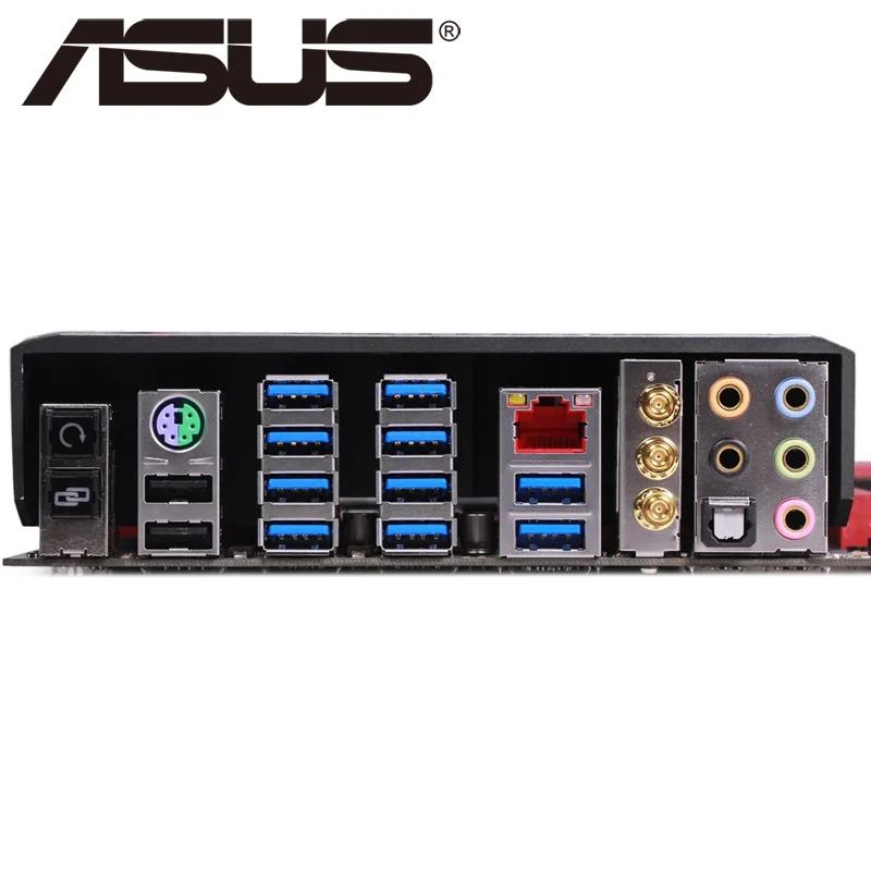 Материнская плата Asus RAMPAGE V EXTREME X99 Socket LGA 2011 V3 i7 X DDR4 128G ATX UEFI BIOS оригинальная б/у
