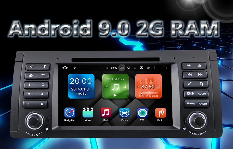 Flash Deal Eunavi Quad Core 1 din Android 9.0 Car DVD player Radio GPS Navigation Car Stereo For BMW E53 E39 X5 Support TV 4G WiFi OBD DVR 2 Flash Deal Eunavi Quad Core 1 din Android 9.0 Car DVD player Radio GPS Navigation Car Stereo For BMW E53 E39 X5 Support TV 4G WiFi OBD DVR 2