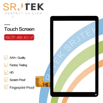 

Srjtek New 10.1" For HSCTP-493-10.1-V1 Touch Screen Digitizer Glass Sensor HSCTP-493-10.1-V1 Replacement Free Tools+Adehesive