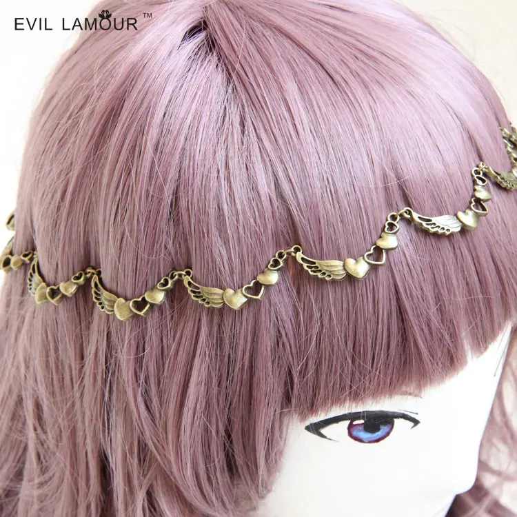 

Princess sweet lolita Love vintage metal headband bohemia hair rope headband female hair accessories FD-01