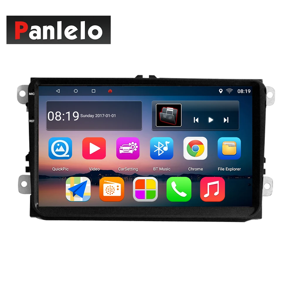 

S9 Panlelo 9 Inch For VW Volkswagen Android 8.1 Car Stereo 2 Din 1GB RAM 16GB ROM Quad Core GPS Navigation Radio SWC Mirror Link