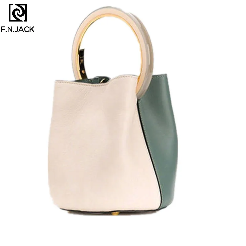 F. N. JACK новые сумки-шопперы для женщин Известные дизайнерские сумки из натуральной кожи женские мини-сумки через плечо