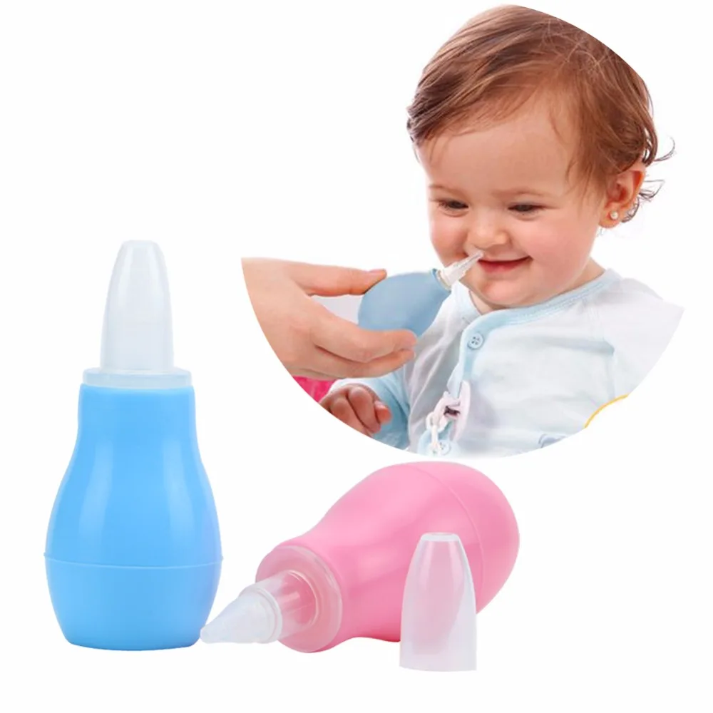 Soft Kid Safe Nasal Mucus Runny Aspirator Nose Cleaner Vacuum Suction Infant 6A