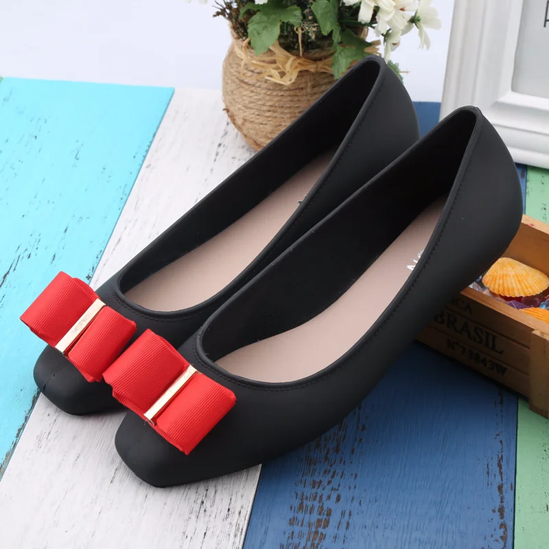 

2018 Summer Fashion Lady Jerry Flats Sandals Lovely Bow Knot Shallow Comfortable Mother Boot Shoes Breathable Mother Casual Shoe