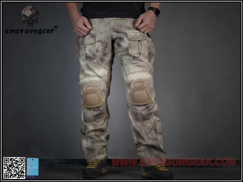 EMERSON Airsoft BDU Pants Combat Tactical Pant Nylon Men Military And Outdoor Hunting With Knee Pad Sandstorm EM7040