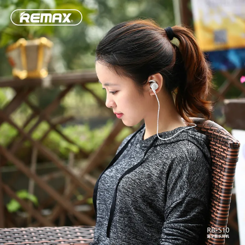 Remax магнитные Bluetooth наушники спортивные высококачественные стерео наушники Музыкальный Микрофон IPX5 водонепроницаемые спортивные наушники