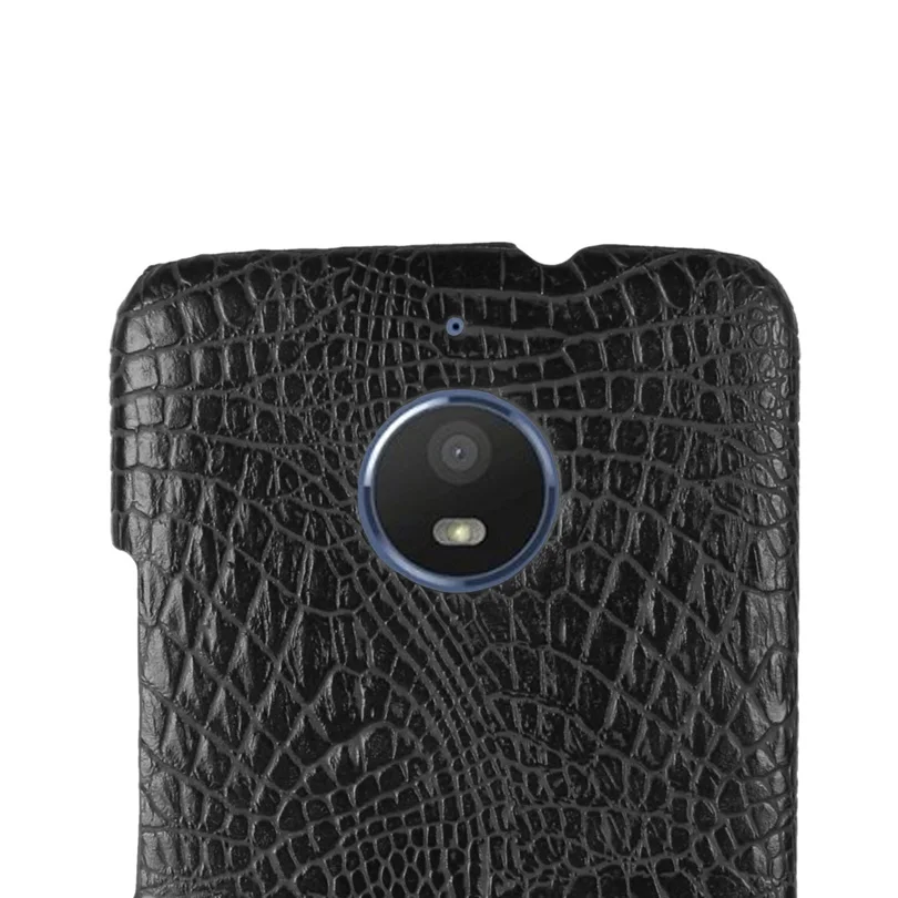Чехол бампер из крокодиловой кожи для Motorola MOTO E4 XT1760 XT1762 XT1763 задняя крышка XT1767 XT1768