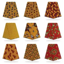 Гарантированный настоящий голландский восковой блок с принтами в оригинальном воском хлопок настоящий воск настоящий Африканский Анкара ткань Aso Ebi