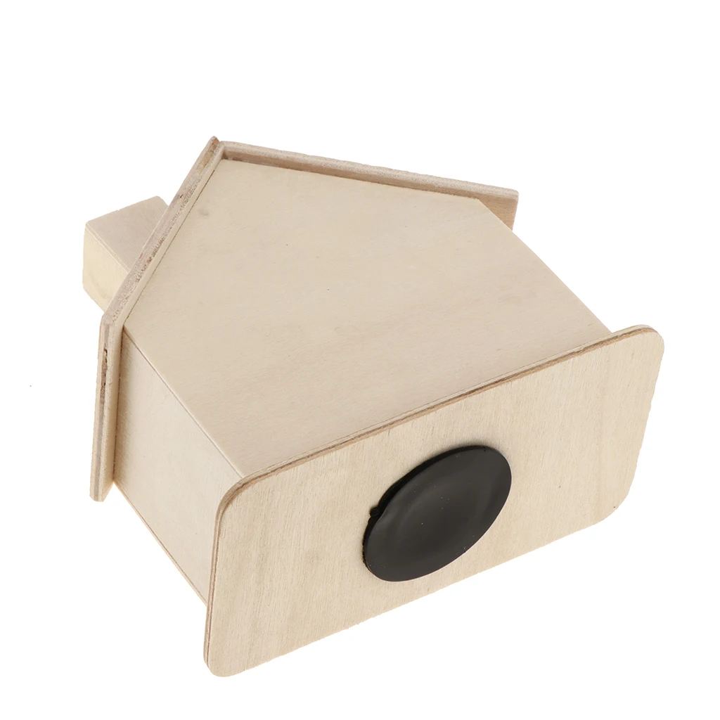 Unfinished Wood DIY Wood Pen Holder Hand Made Desk Organizer Pen Pot School Office Supplies Pen Stand Creative MDF Kids DIY Toys