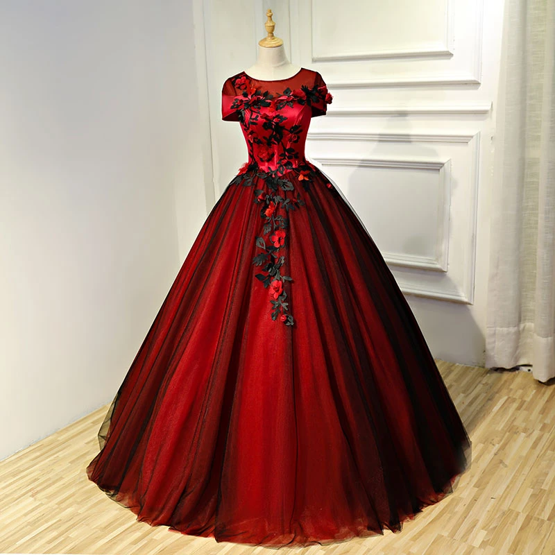 Black and red masquerade dress Clearance