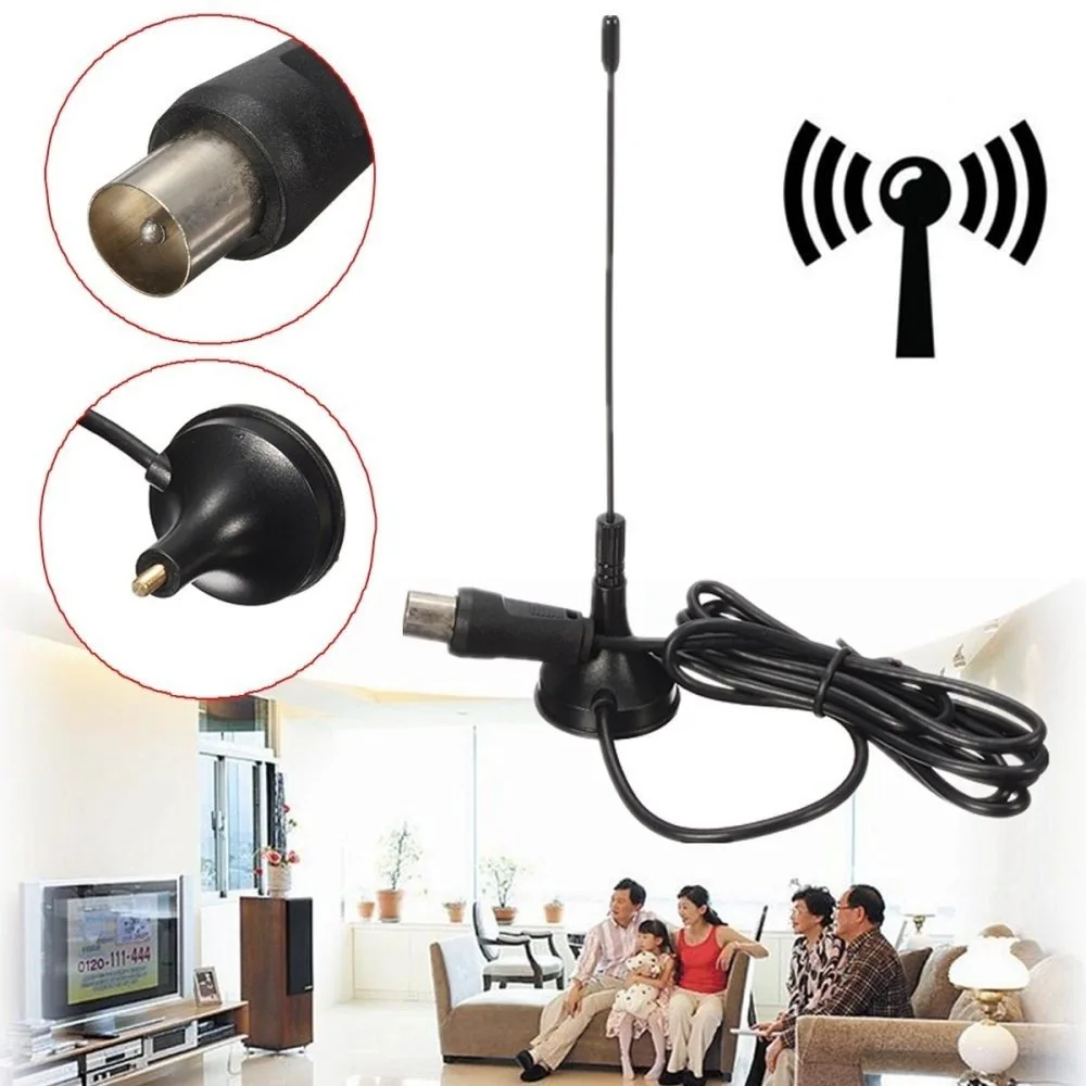 Комнатная цифровая ТВ антенна SOONHUA 50 миль 5 дБи 1 м с кабелем Freeview HD TV усилитель
