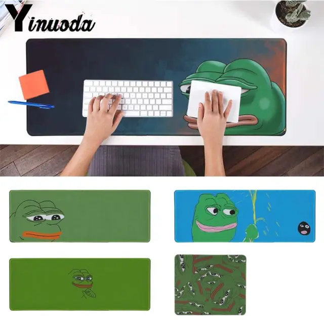 Yinuoda Mouse Mice Pad for Game Player pepe meme Gamer Speed Mousepad