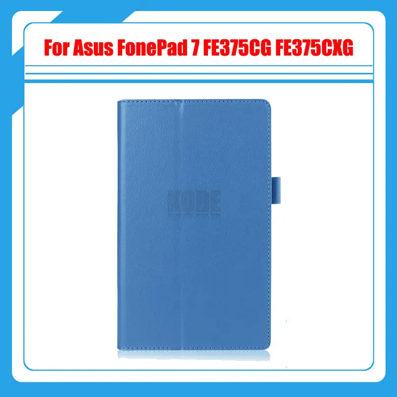 

3 in 1,Stand PU Leather Case Cover For Asus FonePad 7 FE375CG FE375CXG FE7530CXG FE375 K019 tablet case +Screen Protector+Stylus