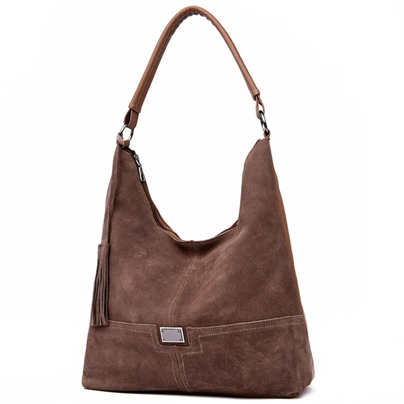 LEFTSIDE Winter Suede Bags For Women 2018 Lady Handbags Top-handle Bags Female Shoulder Bags Retro Tassel Crossbody Bag New Hot LEFTSIDE Winter Suede Bags For Women 2018 Lady Handbags Top-handle Bags Female Shoulder Bags Retro Tassel Crossbody Bag New Hot