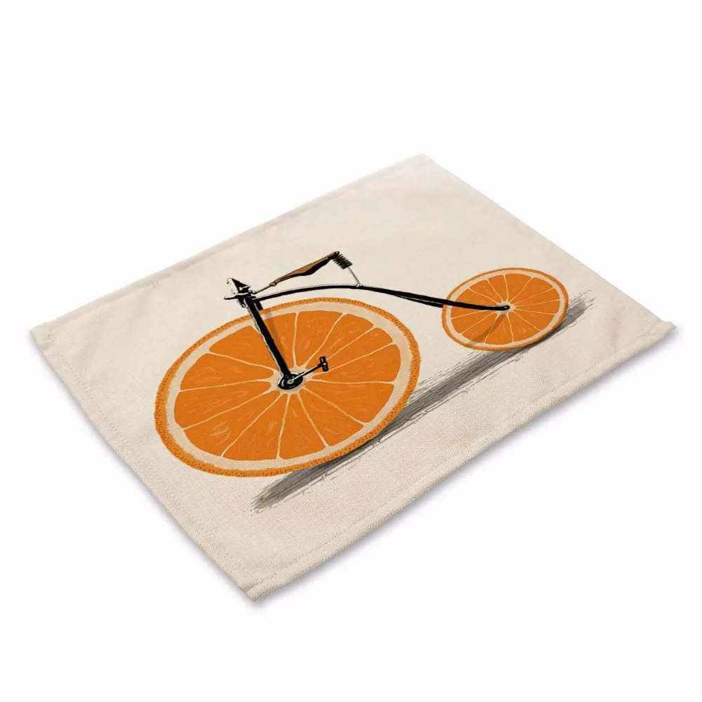 لطيف الكرتون الفاكهة الدراجة نمط الجدول حصيرة الجدول حصيرة تحديد الموقع الجدول منديل لحفل زفاف تزيين الطعام المطبخ الملحقات لطيف الكرتون الفاكهة الدراجة نمط الجدول حصيرة الجدول حصيرة تحديد الموقع الجدول منديل لحفل زفاف تزيين الطعام المطبخ الملحقات