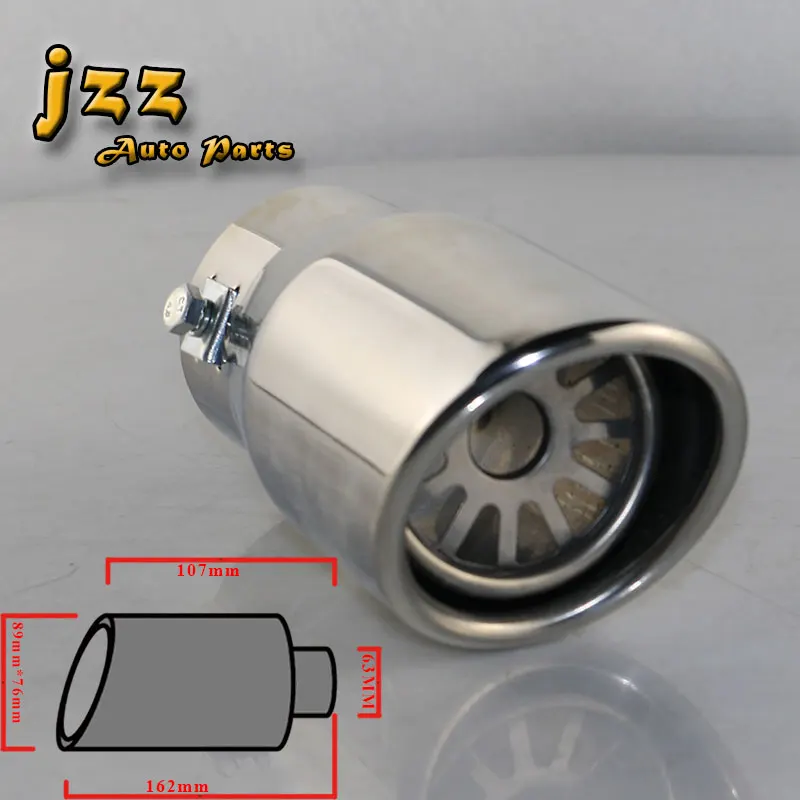 

JZZ HIGH QUALITY AKRAPOVIC EXHAUST TIP STAINLESS STELL PIPE MUFFLER EXHAUST PIPE CAR MUFFLER FOR CAR END TAIL TURBO SOUND