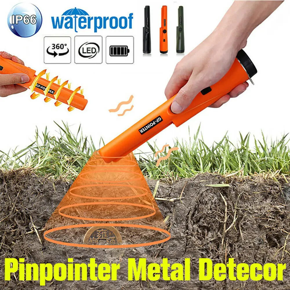 Waterproof Underground Metal Detector Pro Pinpointer Gold Treasure Hunter Finder High Sensitive Search NEW