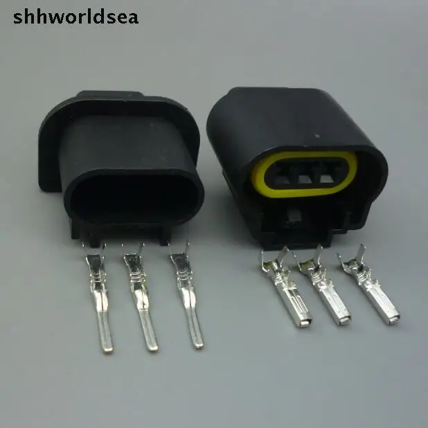 shhworldsea 3 Pin 3P 9008 H13 Car Bulb Socket Headlight HID Halogen