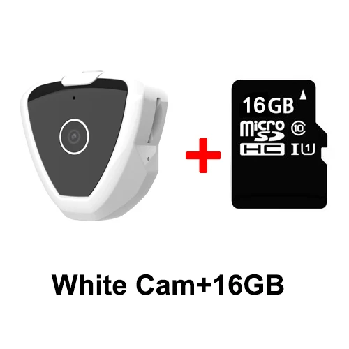 Мини-камера HD 720 P, беспроводная, Wifi, IP, микро видеокамера, камера наблюдения, ночное видение, движения, обнаруживает, портативная, Домашняя безопасность - Цвет: White with 16GB