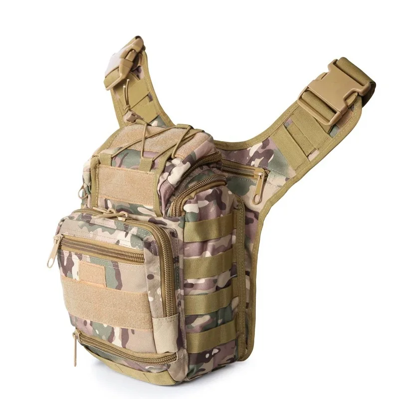 600D للماء أكسفورد العسكرية الخصر حزمة Bolsas تكتيكات التمويه حقيبة الرجال رسول أكياس كاميرا حقيبة W47