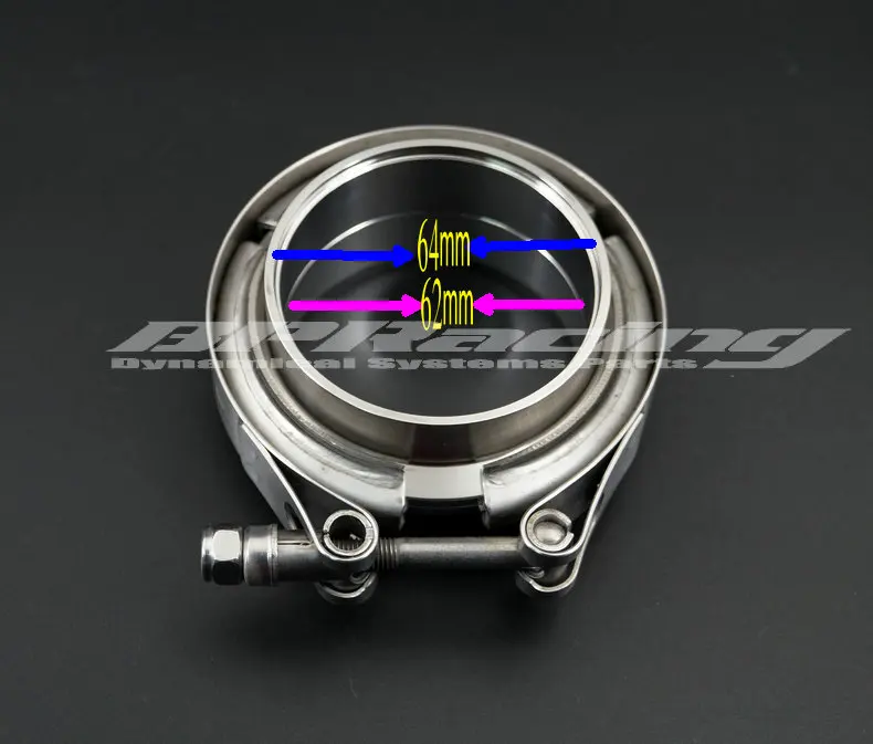2X V-BAND OUTER CLAMP STAINLESS STEEL EXHAUST TURBO HOSE RADIATOR 2.75" 70mm 2X V-BAND OUTER CLAMP STAINLESS STEEL EXHAUST TURBO HOSE RADIATOR 2.75" 70mm