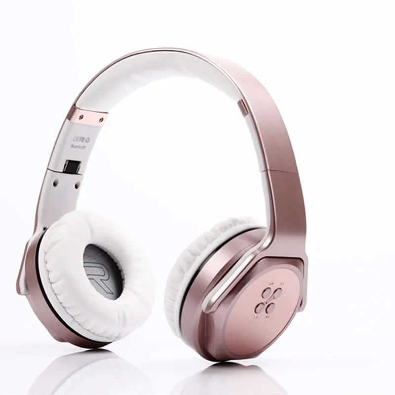 

Hands-free Bluetooth Headphones With Twist-out Bluetooth Speaker 2 in 1 Earphones NFC TF card Aux-in Headset For Iphone Samsung