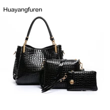 3 bags/set bolsos crossbody de las mujeres 2017 bolsos de marca bolsos de hombro femenino mensajero de las mujeres Q5
