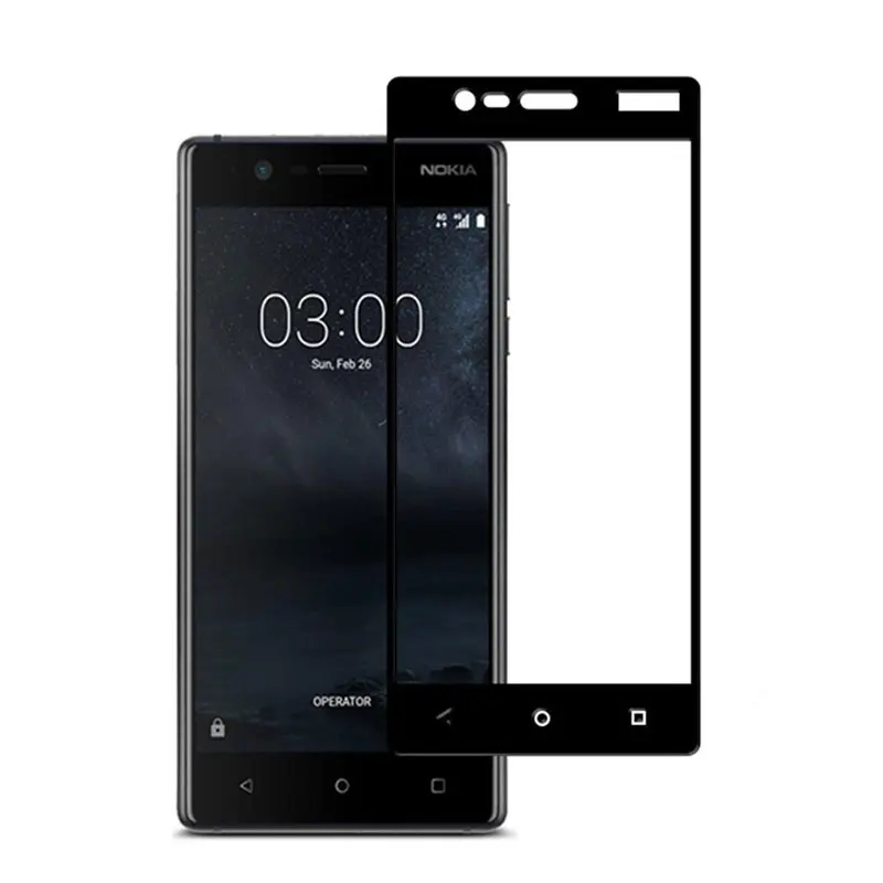 2 шт для стекла Nokia 3 Защита экрана закаленное стекло полное покрытие Защитная