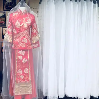 

Long 160cm 180cm 200cm Transparent Soft Tulle Dust Cover For Home Clothes Wedding Dress Garment Bridal Gown Protector Mesh Yarn