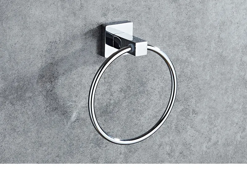 SRJ 304 кольцо для полотенец из нержавеющей стали аксессуары для ванной комнаты настенное кольцо для полотенца домашнее полотенце инструмент для хранения
