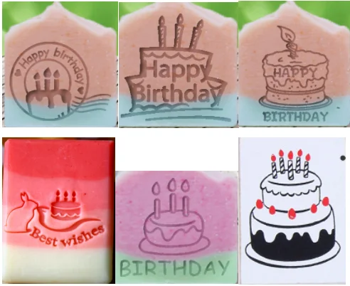 

happy birthday handmade soap for life soap standard Mini soap diy stamp seal chapter