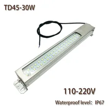 HNTD 30W AC 110 V-220 V светодиодный металлический рабочий светильник станок с ЧПУ рабочий инструмент светильник ing TD45 водонепроницаемый IP67 Светодиодный панельный светильник